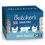 Butchers Puppy Perfect Dog Food Tray 24 x 150g £10.80 with code or £11.48 Subscribe & Save + 20% Voucher on 1st S&S @ Amazon
