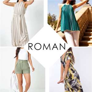 Roman Up to 80% off Sale + Extra 20% off with code + free delivery over £20 (over 4300 lines)