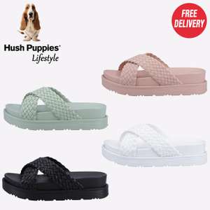 Hush Puppies Womens Serena Sandals - 4 colour options using code