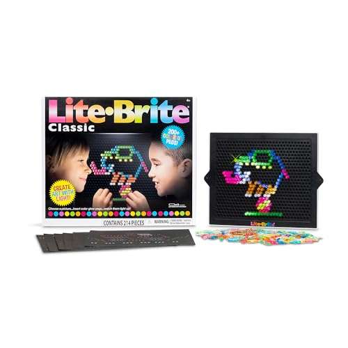 Lite Brite Set of 2 Glow Deluxe Power Board & Accessories 