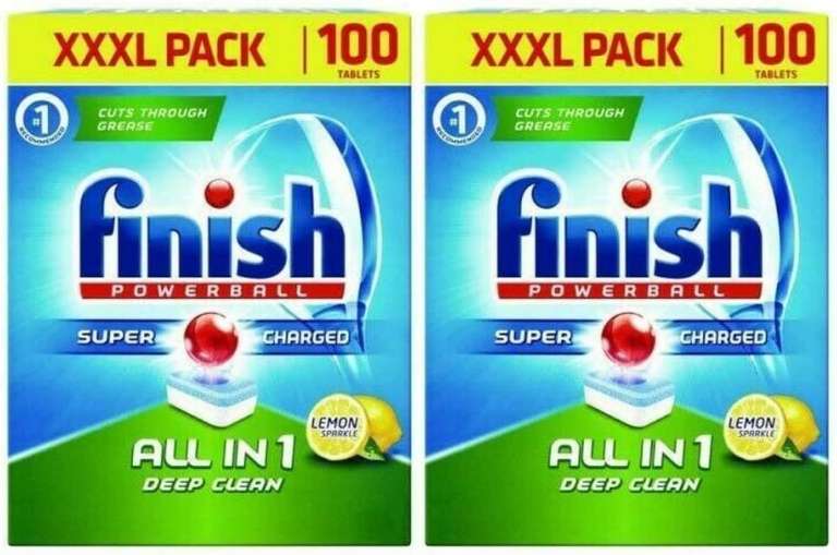 Finish Powerball All In One Dishwasher Tablets, 2 x 100 Pack £15.39 Members Only @ Costco