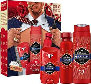 Old Spice Gentleman Gift Box, Stocking Fillers for Men, Captain Deodorant Stick 50ml, Deodorant Spray 150ml, Shower Gel 250ml £3.90 @ Amazon