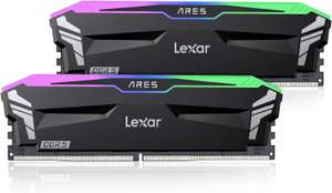Lexar ARES RGB 6400MHZ DDR5 32GB dual channel kit (CL32-38-38-76 timings and Intel XMP3/AMD EXPO profiles) - Temporarily Out of Stock