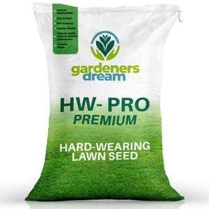 Hard-Wearing Premium Tough Back Garden Lawn Grass Seed 1Kg