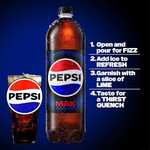 Pepsi Max No Sugar Cola Bottle 2L W/Voucher