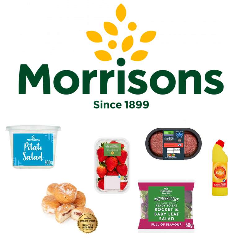 £25 off £70+ Shop Using Discount Code - 1st online shop (Free Collection / Delivery from £1.50) @ Morrisons