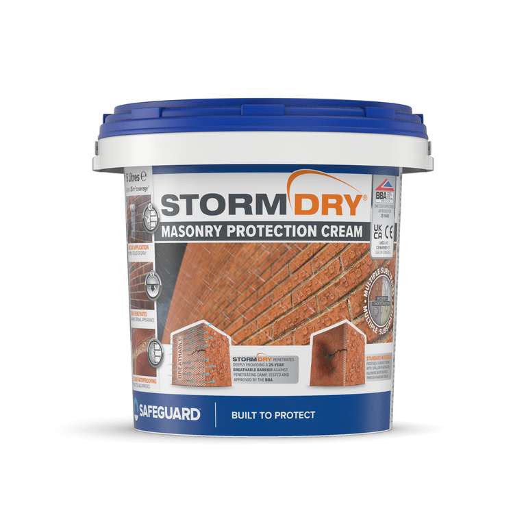 Stormdry Masonry Waterproofing Cream (5 L) £94.99 with S&S - Safeguard Europe Ltd FBA