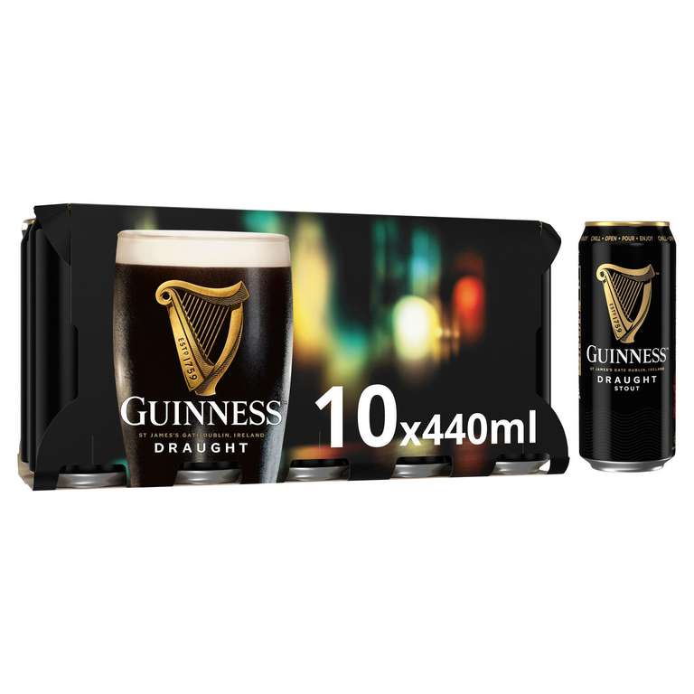 Guinness 10 x 440ml cans - Holywood Exchange store