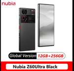 Global Version 6.8" Nubia Z60 Ultra Q9+ 12/256Gb SD 8 Gen 3 6000mAh 80W Charging 5G NFC 64MP 35mm Lens - Shenzhen Pophong Store