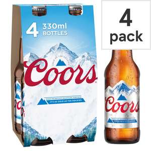 Coors 4X330ml Reduced to Clear - £3.57 instore @ Tesco, Batley
