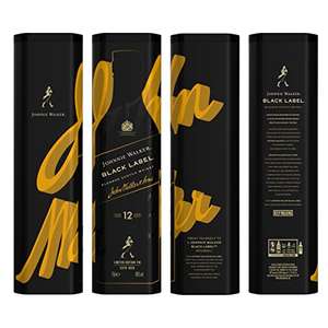 Johnnie Walker Black Label | Blended Scotch Whisky | 40% vol | 70cl | Scottish Whisky | with Gift Tin