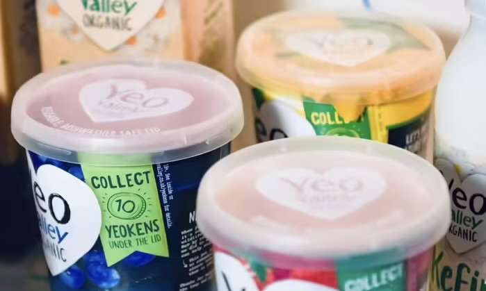 Pack Of 3 Reusable Yeo Valley Organic Clip Lids or 1 Reusable Organic Clip Lid ( Yeokens Account Registration Required) @ Yeo Valley