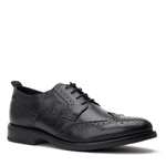 Base Men’s Cooper Brogue Leather Shoes (2 Colours / Sizes 5 - 12) - W/Code