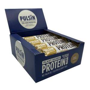 Pulsin - Choc Fudge Vegan Protein Bars - 12 x 57g £8.99 / £8.54 Subscribe & Save @ Amazon