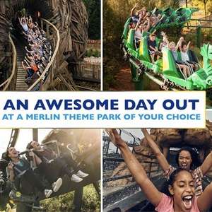 Merlin Theme Park Tickets for TWO people - March to October 2024 e.g. Alton Towers, LEGOLAND Windsor Resort, Chessington w/code