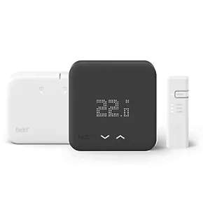 Tado v3+ Black Edition Starter Kit smart thermostat intro offer - £99.99 (Free Collection) @ Screwfix