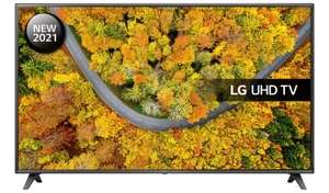 LG 55 Inch 55UP75006LF Smart 4K UHD HDR LED Freeview TV - £296.10 Delivered With Code (Collection) @ Argos