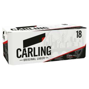 Carling Original Lager 18 x 440ml - 2 for £20 @ Morrisons