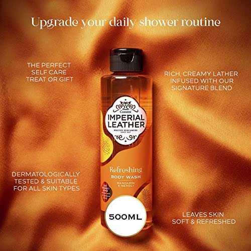 Imperial Leather Refreshing Shower Gel Mandarin & Neroli 4X500ml (£6.08/£5.44 on Subscribe & Save) + 5% off 1st S&S