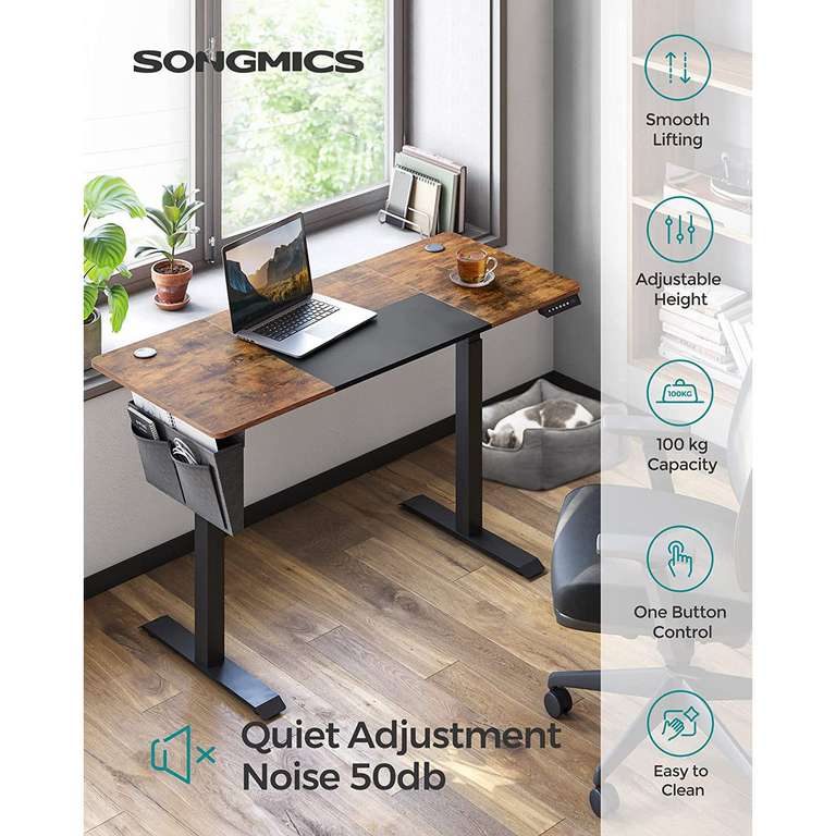 SONGMICS Electric Standing Desk 60cm x 140cm x (72-120) cm - £119 with code (Home Club Members) - Delivered @ Songmics