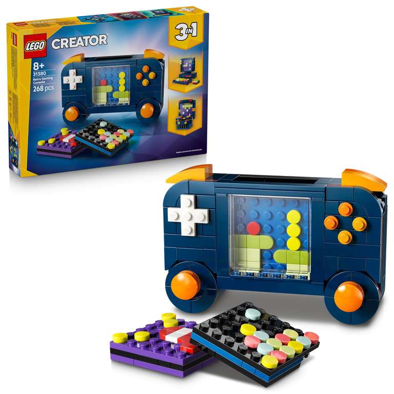 Transform Into A Computer LEGO Creator 3in1 Retro Gaming Console - Transforms into an Arcade ...