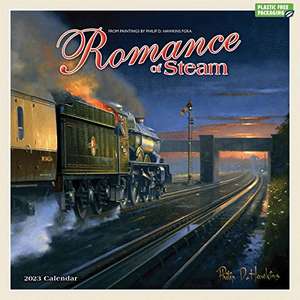 Romance of Steam Square Wall Calendar 2023 - £2.74 @ Amazon