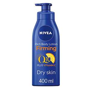 NIVEA Firming Body Lotion Q10 + Vitamin C (400ml) 2 For £4.75 @ Amazon