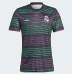 Adidas Real Madrid Pre-Match Shirt - Free Delivery With Code