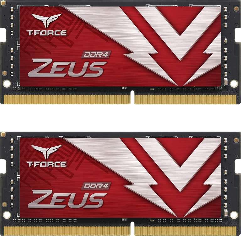 TEAMGROUP T-Force Zeus DDR4 SODIMM 32GB (2x16GB) 3200MHZ CL16 laptop RAM Sold by Amazon US