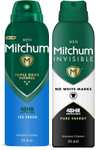 2 x Mitchum Men Triple Odor Defense OR Mitchum Invisible Men 48h Protection Deodorant Spray 200ml (£3.40/£3.10 Subscribe & Save)