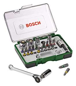 Bosch 27pc. Screwdriver Bit and Ratchet Set - £13.49 with voucher @ Amazon