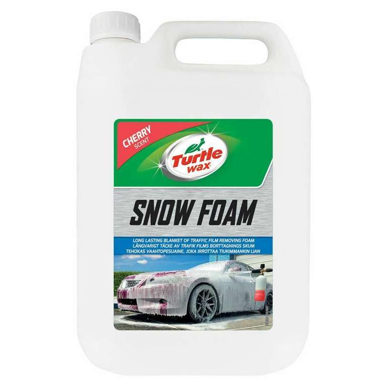 Turtle Wax Snow Foam Car Shampoo 5 Litre - with code - £8.32 delivered @ eBay / turtlewaxeurope