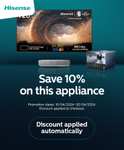 Hisense 75U7KQTUK U7 Series 75" Mini LED 4K Ultra HD Mini-LED Smart TV, Grey - 5 Year Warranty - Discount At Checkout