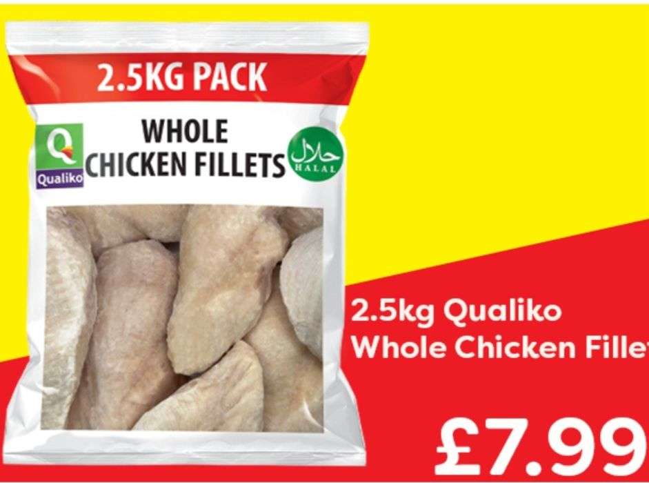 2.5kg Qualiko Chicken Breast Fillets | hotukdeals