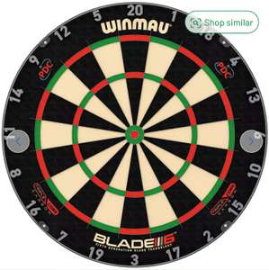 Winmau Blade 6 Triple Core Dartboards £62 (-£5 with Argos Marketing sign up (£57)) @ Argos Free click and collect