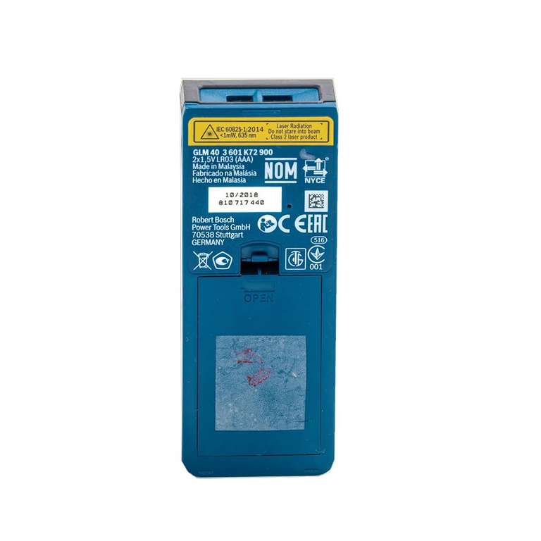 Bosch Professional Laser Measure GLM 40, Measuring Range: 0.15–40m, 2 x 1.5 V Batteries + Protective Bag £55.99 (Prime Exclusive) @ Amazon