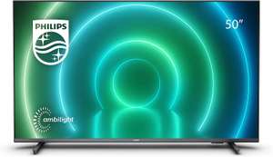 Philips 50PUS7906/12 50 Inch Smart TV 4K LED Television for Netflix, YouTube and Gaming/Google Assistant/Ambilight, £372.51 Amazon