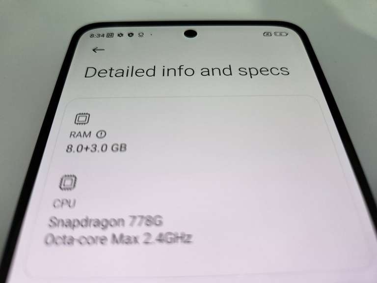 Xiaomi 12 Lite 5G 8 RAM 128 GB Negro