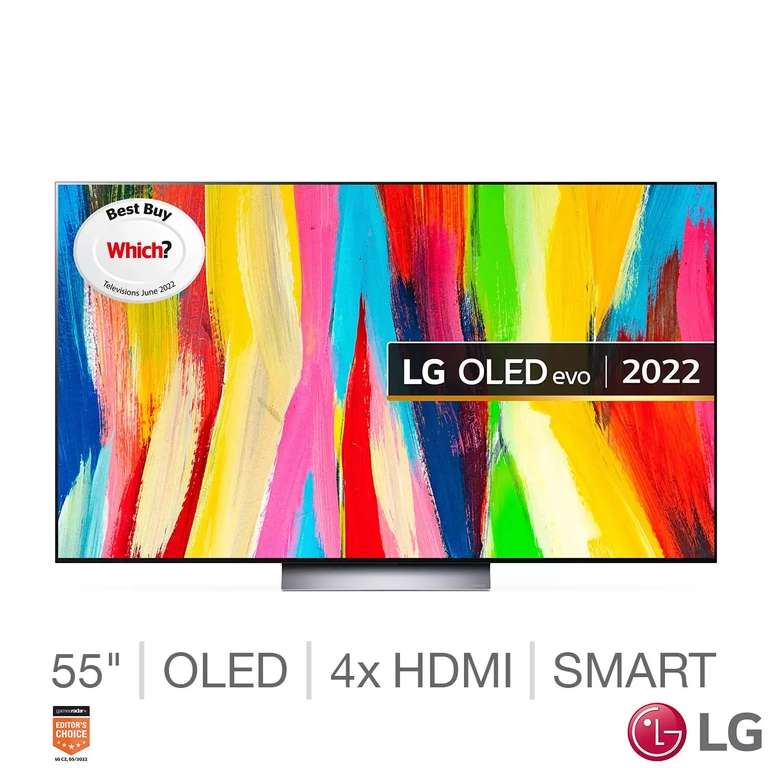 LG OLED C2 55" Smart TV - OLED55C26LB 4K Ultra HD £979.99 @ Costco (Membership Required)