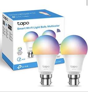 TP-Link Tapo Smart Bulb , Smart WiFi LED Light B22 - Tapo L530B (2 pack) £16.49 @ Amazon