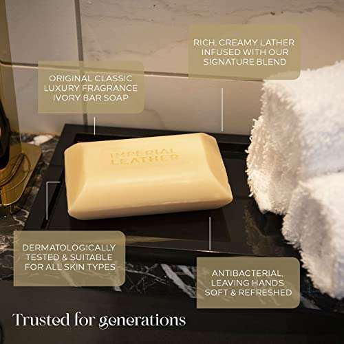Imperial Leather Bar Soap Original Classic Cleansing Bar, Multipack of 2 x 9 bars, Total 18 bars - £9 (£8.55 or less with S&S ) @ Amazon