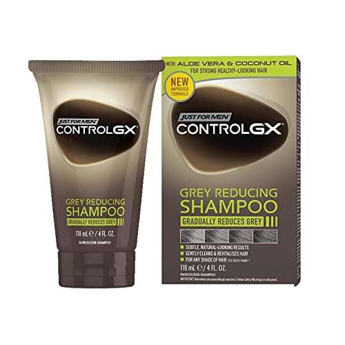 Just For Men Control GX Grey Reducing Shampoo For Grey Hair, With Coconut  Oil & Aloe Vera, £ / £ S&S @ Amazon | hotukdeals