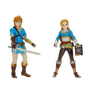 Nintendo The Legend of Zelda 4” / 11 cm Link and Zelda Action Figure 2-Pack - (Possible £4 off £12)