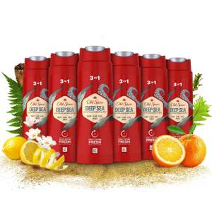 Old Spice Deep Sea Shower Gel For Men 250ml x6 (£9.50/£8.50 with S&S)