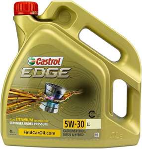 Castrol edge 5w-30LL 4L - £25.22 (Prime Exclusive) @ Amazon