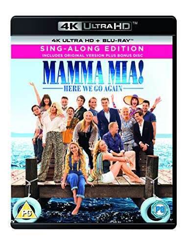 Mamma Mia! Here We Go Again [4K UHD + Blu-ray] £3.77 @ Dispatches from Amazon Sold by DVD Overstocks
