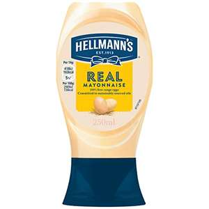 Hellmann's Real Mayonnaise 250ml £1 each (min order 3) @ Amazon