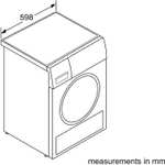 BOSCH Series 4 WTH85222GB 8 kg Heat Pump Tumble Dryer