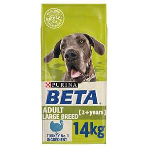 Beta Adult Large Breed Dry Dog Food Turkey 1 x 14kg £13.39 S&S