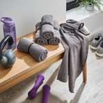 Set of 5 Gym Towels (Navy OR Grey) + Free Click & Collect